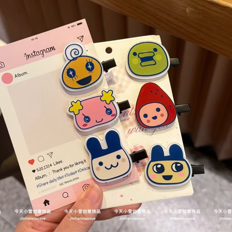 Tamagotchi Series Hairpin Cart - Hair Bundles ulasan dan harga