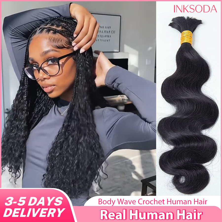 12A 12-30 Inch 1-5PCS Human Br - Water Wave Bulk Human Hair For Braiding ulasan dan harga