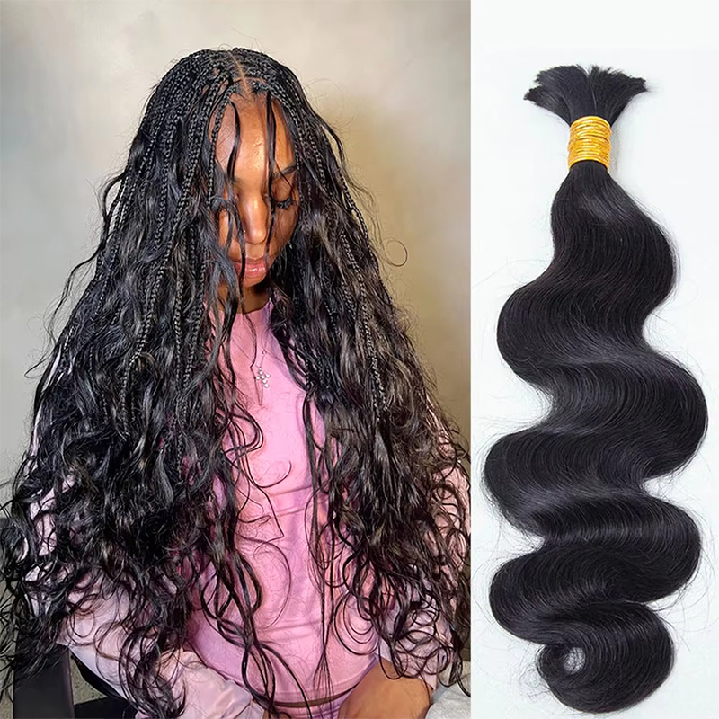 12A 12-30 Inch 1-5PCS Human Br - Water Wave Bulk Human Hair For Braiding ulasan dan harga
