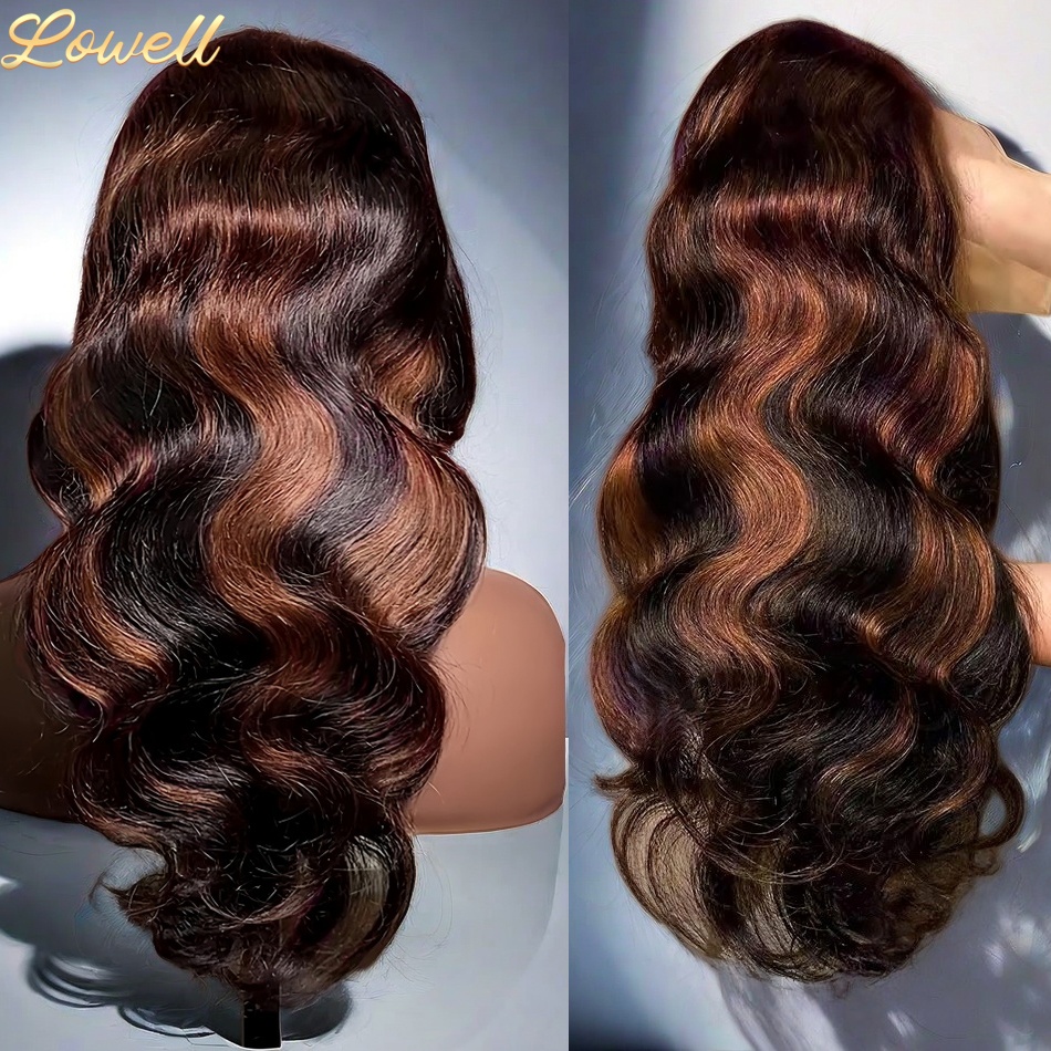 Highlight Body Wave 13x6 HD Om - Human Hair Wigs ulasan dan harga
