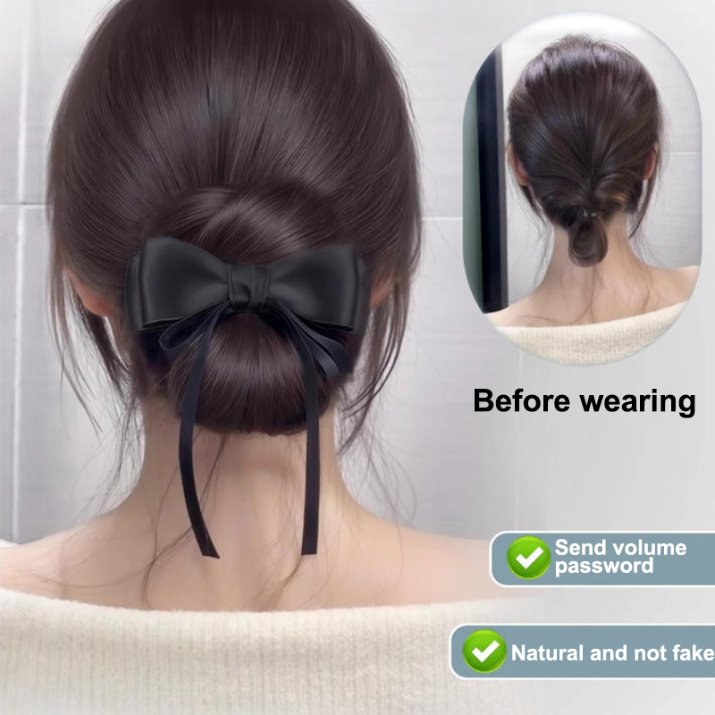 Low Bun Wig Hair Clip-In Messy - Claw Clip Messy Bun Hair Piece ulasan dan harga