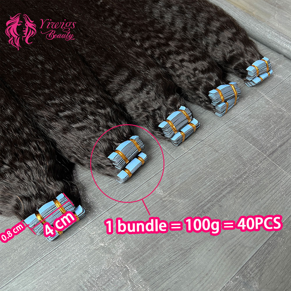 Straight Tape In Hair Extensio - Invisible Tape In Extensions Real Hair ulasan dan harga