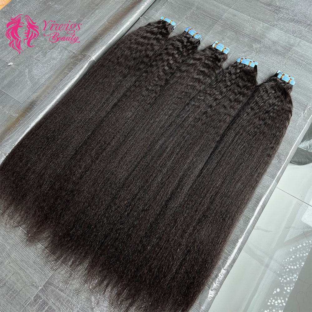 Straight Tape In Hair Extensio - Invisible Tape In Extensions Real Hair ulasan dan harga