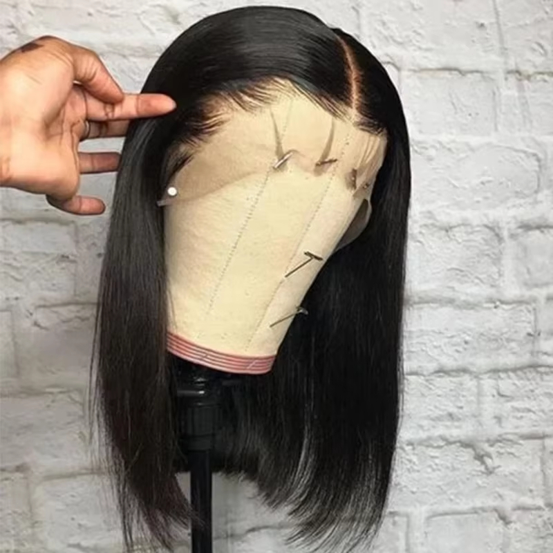 13x6 Short Bob Straight Brazil - Pre Parted 13X4 Lace Front Bob Wig ulasan dan harga
