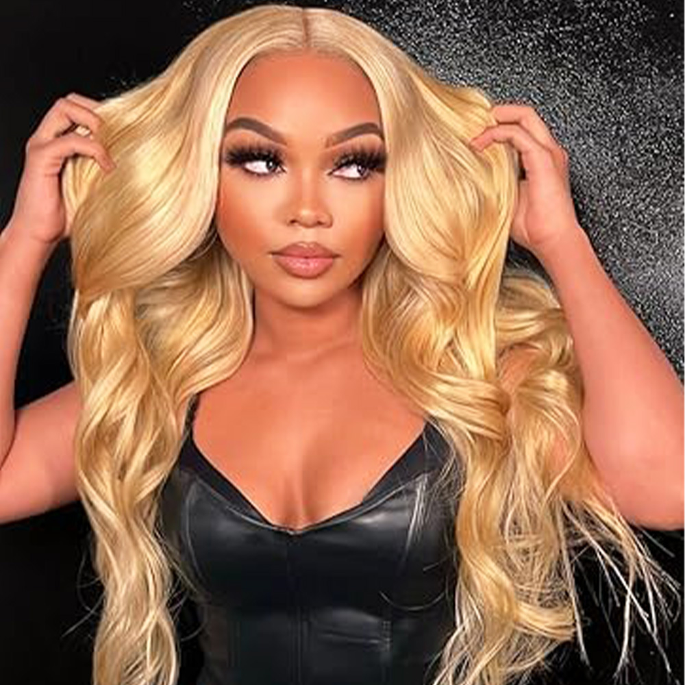 613 Blonde 13x6 13x4 HD Lace F - 613 Blonde Body Wave Lace Front Wig ulasan dan harga