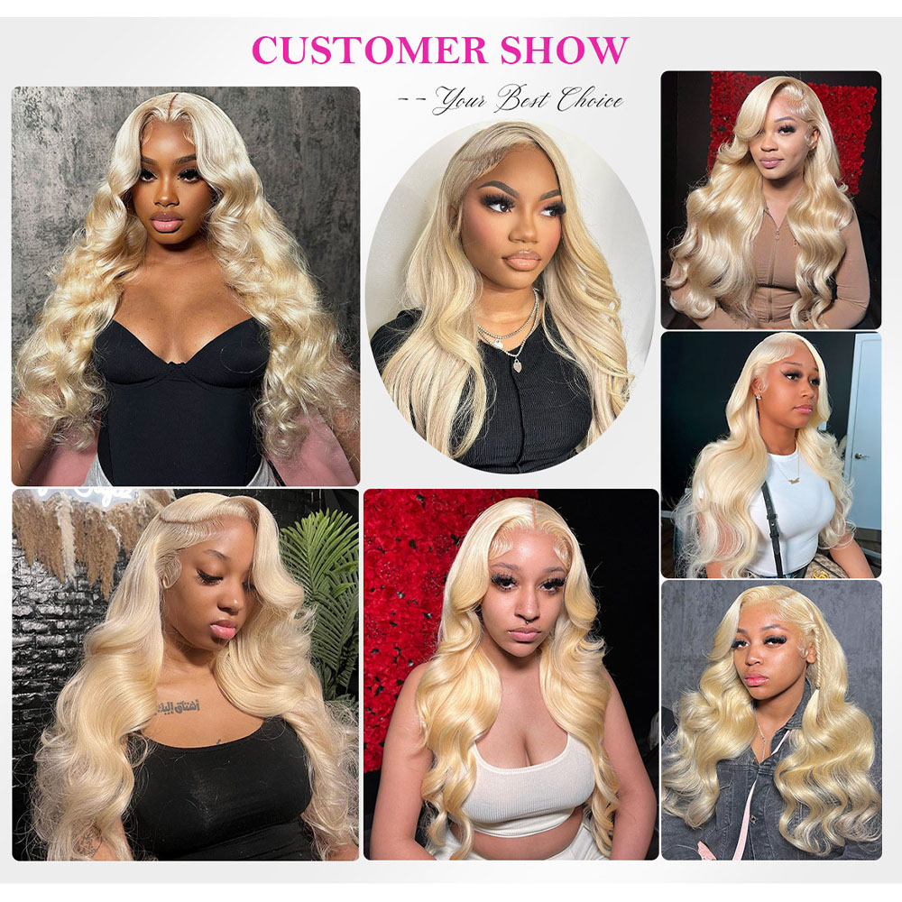 613 Blonde 13x6 13x4 HD Lace F - 613 Blonde Body Wave Lace Front Wig ulasan dan harga