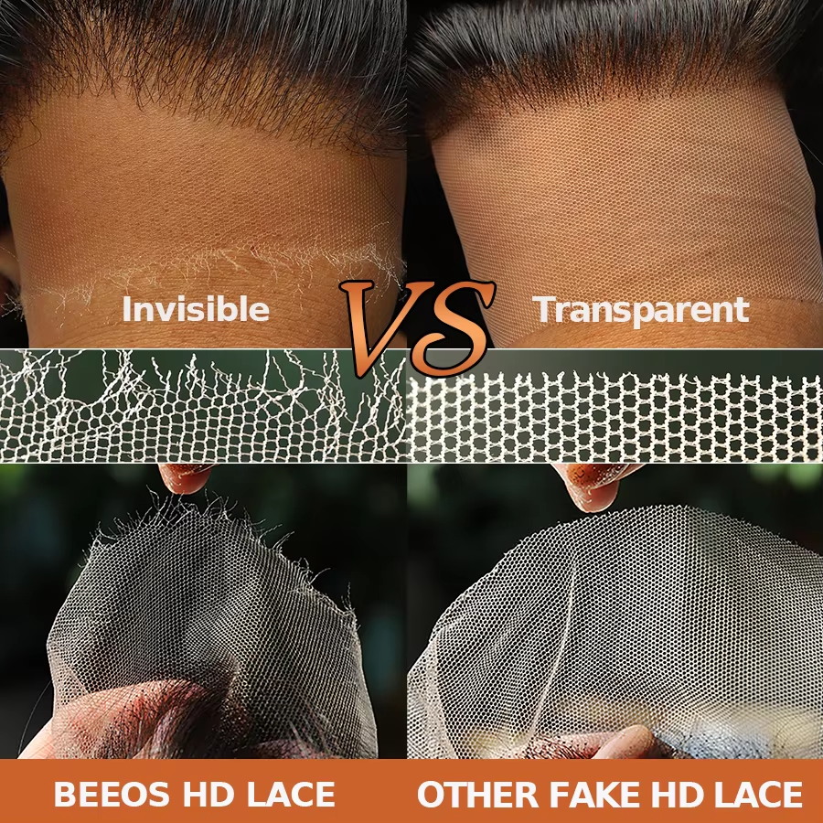 BEEOS Ultra Fitted 13X6 HD Tra - Hd Lace Frontal Wig Human Hair Pre Plucked ulasan dan harga