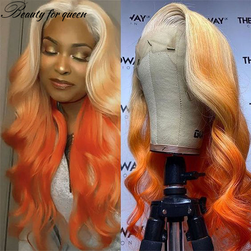 Ginger 613 Orange Body Wave Tr - 613 Blonde Body Wave Lace Front Wig ulasan dan harga
