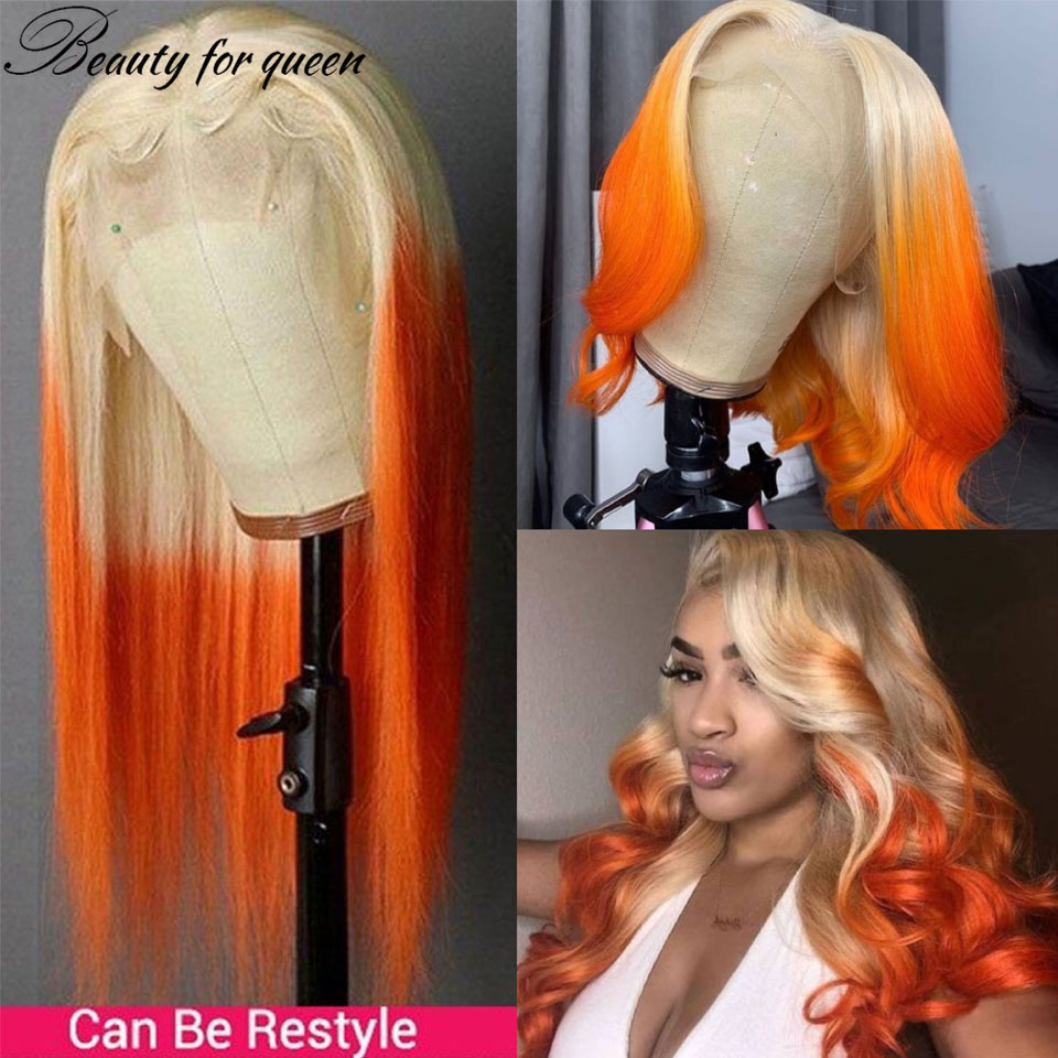 Ginger 613 Orange Body Wave Tr - 613 Blonde Body Wave Lace Front Wig ulasan dan harga