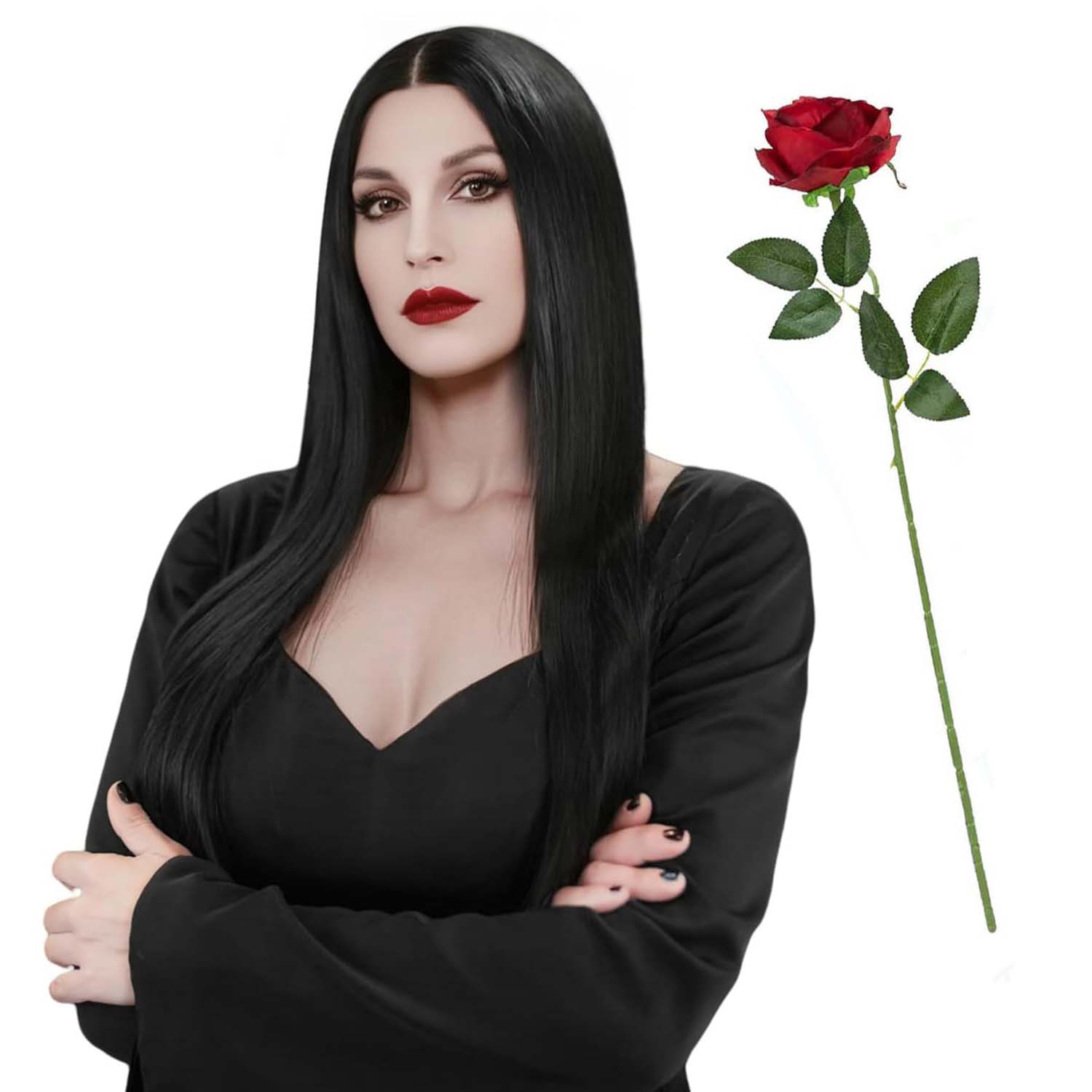 Synthetic Long Black Wig for W - Synthetic Braided Wigs For Black Women ulasan dan harga