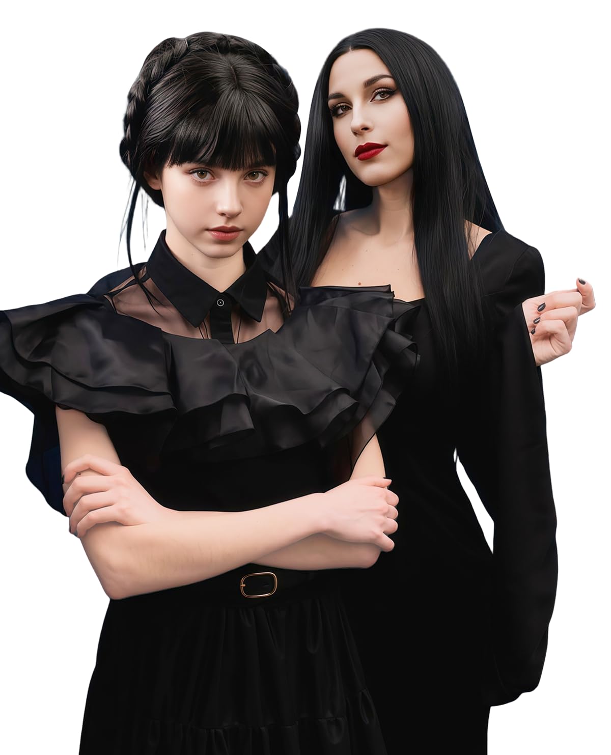 Synthetic Long Black Wig for W - Synthetic Braided Wigs For Black Women ulasan dan harga