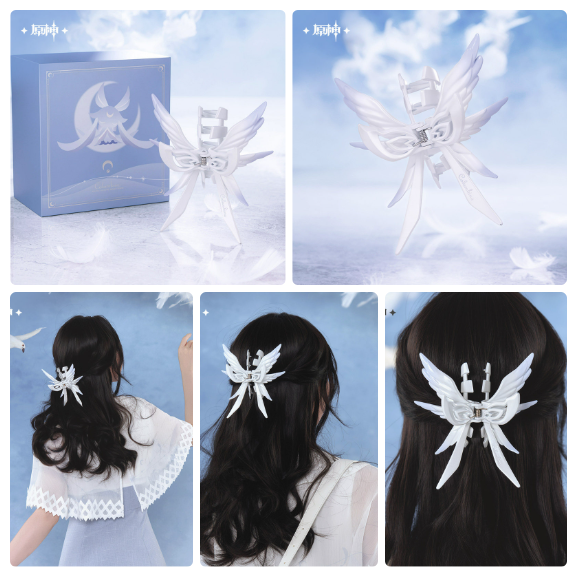 Game Official Cosplay Genshin  - Hair Clips ulasan dan harga