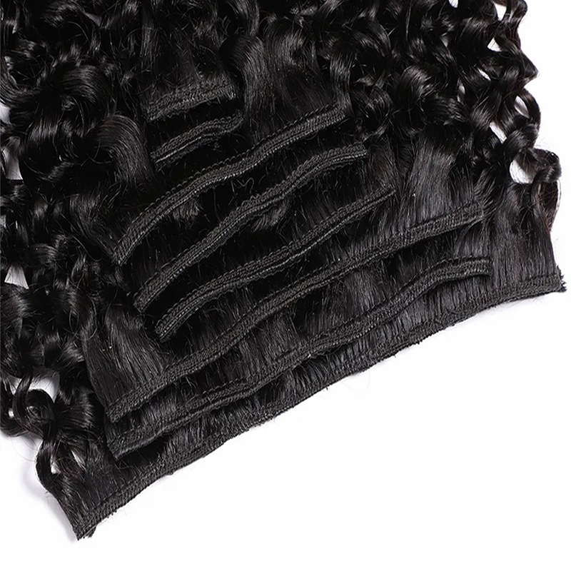 Afro Human Hair Clip In Extens - Seamless Clip In Hair Extensions Human Hair ulasan dan harga