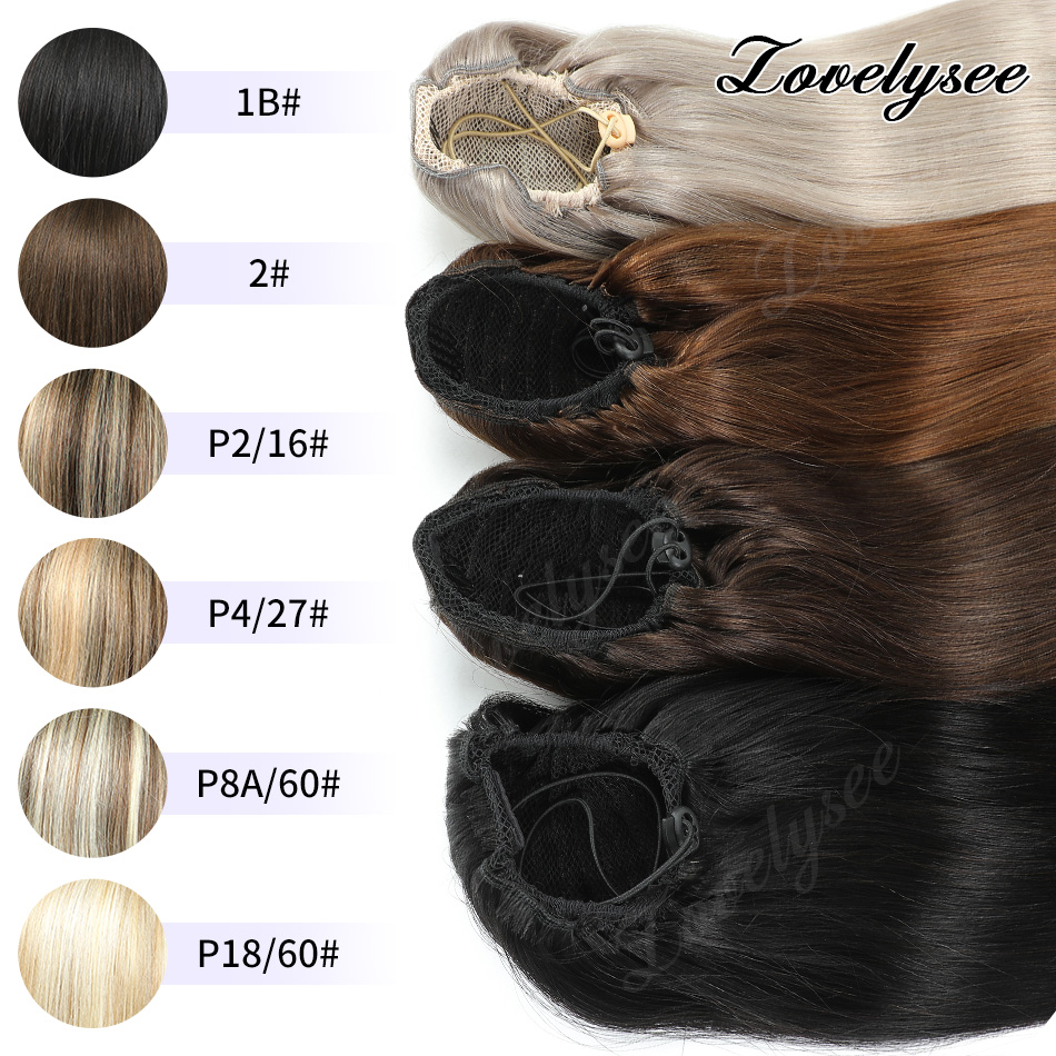14-18Inch Short Drawstring Pon - Seamless Clip In Hair Extensions Human Hair ulasan dan harga