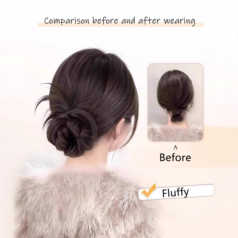 Fluffy Spiky Messy Bun Hair Pi - Claw Clip Messy Bun Hair Piece ulasan dan harga
