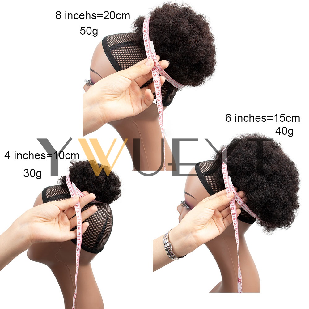Afro Puff Drawstring Ponytail  - Drawstring Afro Curly Puff Ponytail ulasan dan harga