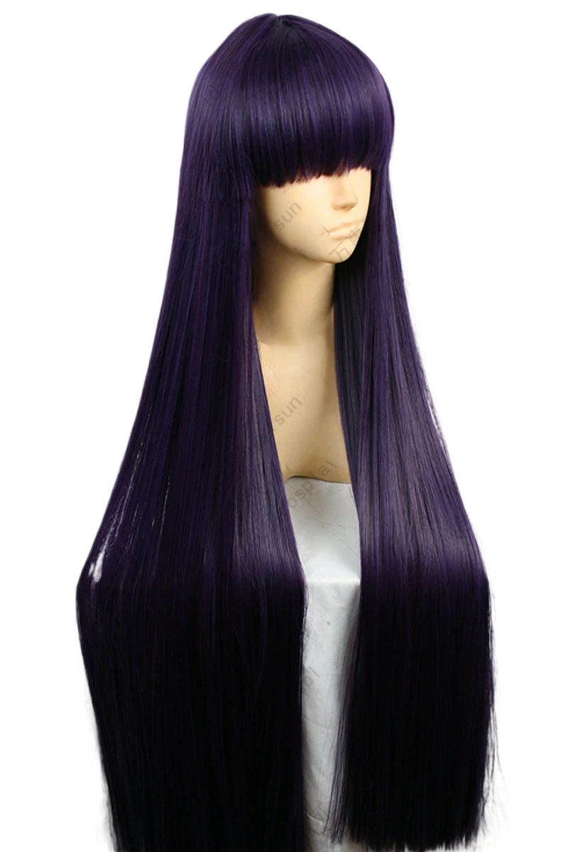 Sailor Mars Rei Hino 100CM Lon - Synthetic Braided Wigs For Black Women ulasan dan harga