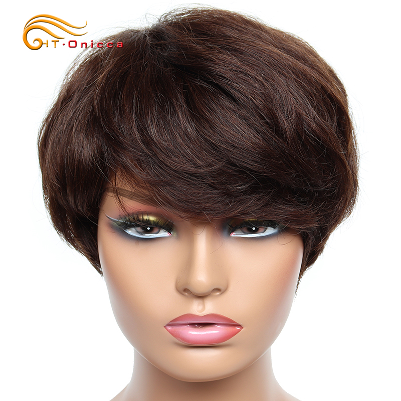 Cheap Short Wig Straight Human - Short Pixie Cut Wig Human Hair Cheap ulasan dan harga