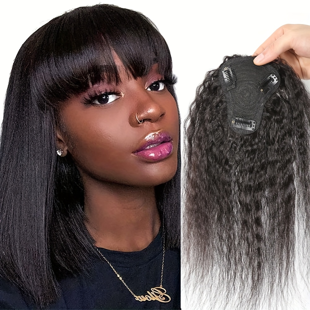 Kinky Straight Topper Hair wit - Hair Bundles ulasan dan harga