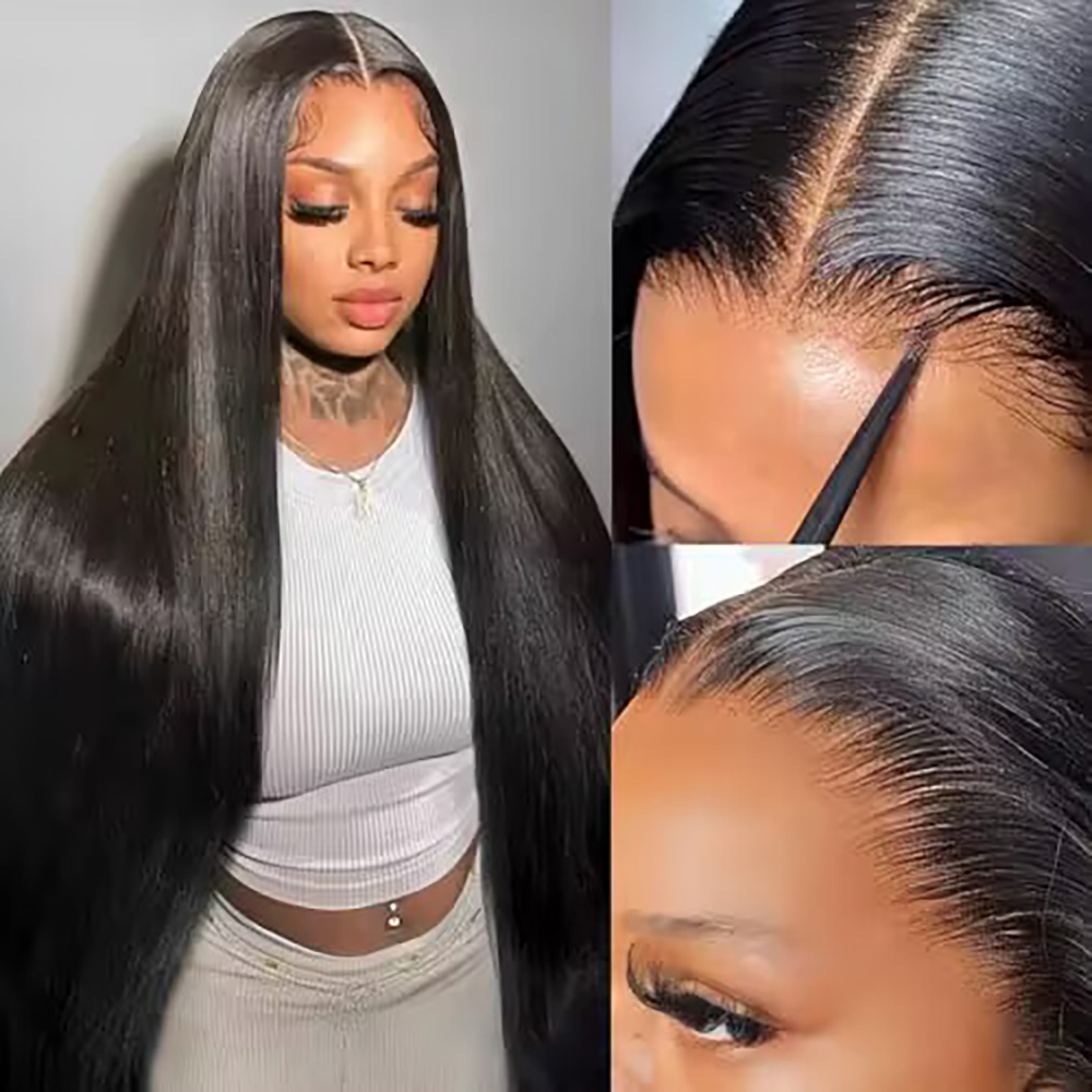 200% Density Bone Straight 7x6 - Human Hair Wigs ulasan dan harga