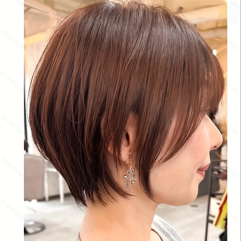 Synthetic Layered Short Bob Wi - Synthetic Braided Wigs For Black Women ulasan dan harga