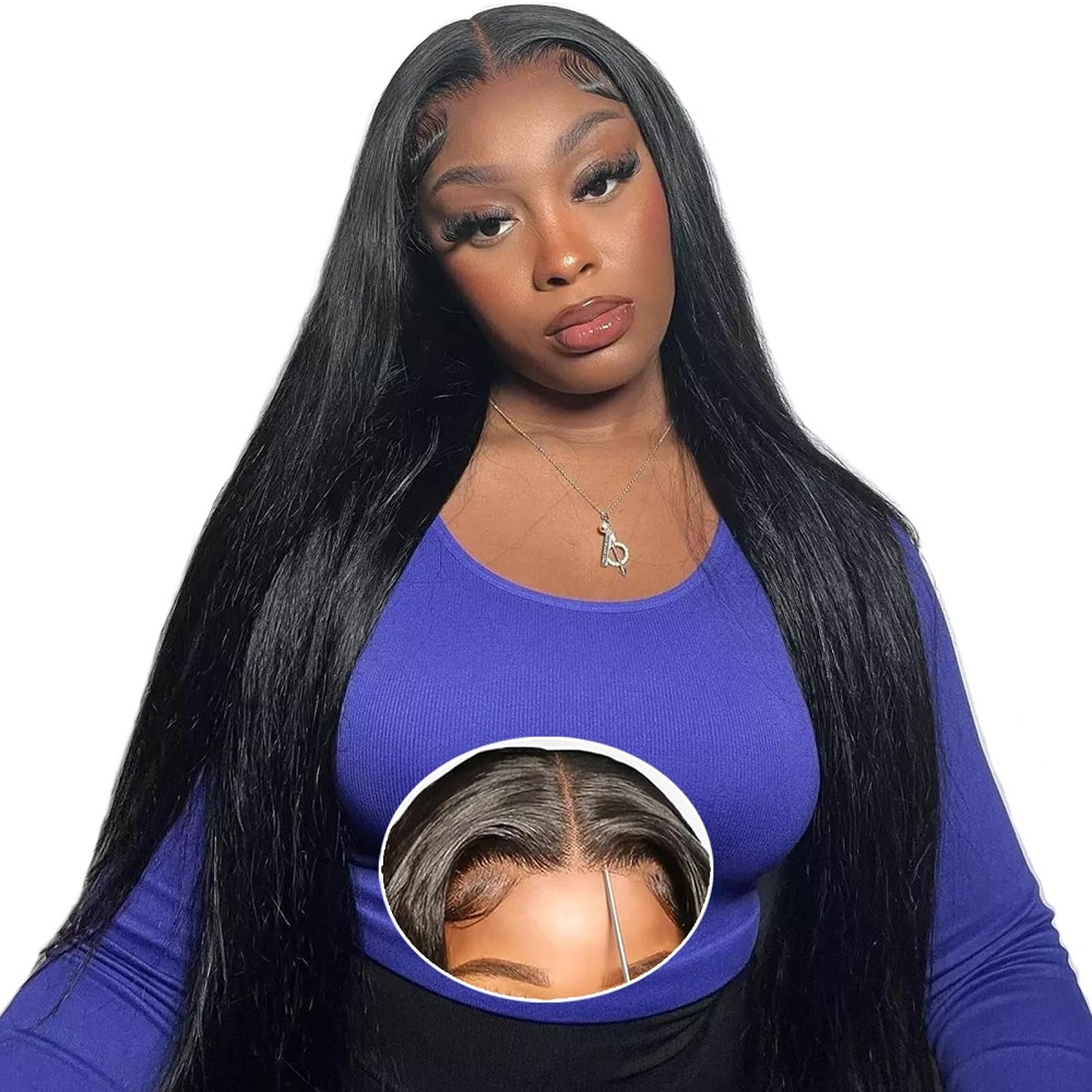 7x6 HD Glueless Straight Closu - Human Hair Wigs ulasan dan harga