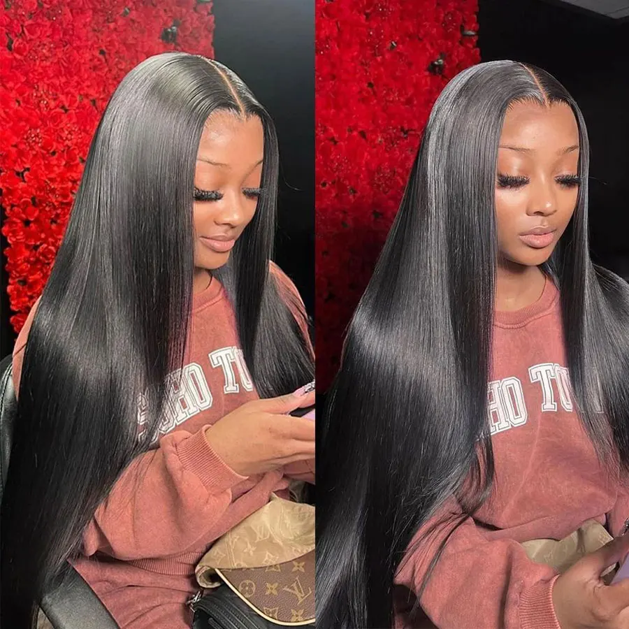 7x6 HD Glueless Straight Closu - Human Hair Wigs ulasan dan harga