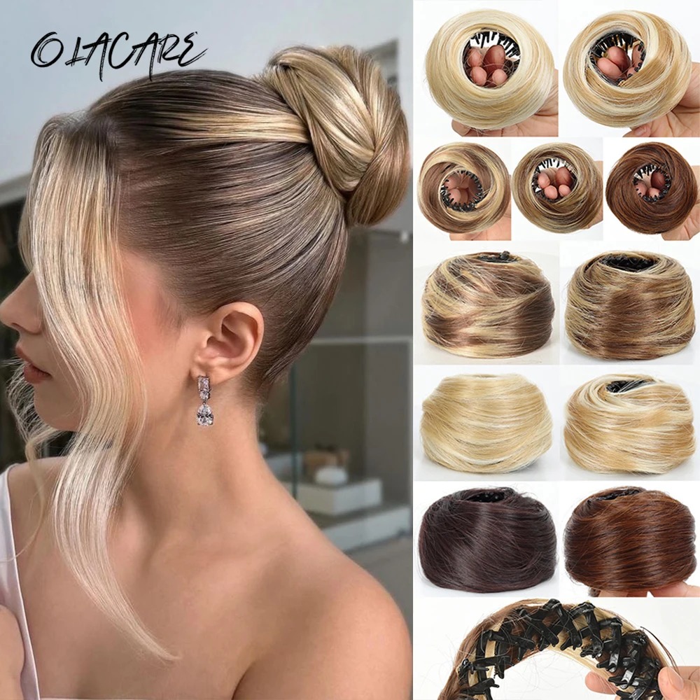 Synthetic Mini Claw Clip in Me - Claw Clip Messy Bun Hair Piece ulasan dan harga
