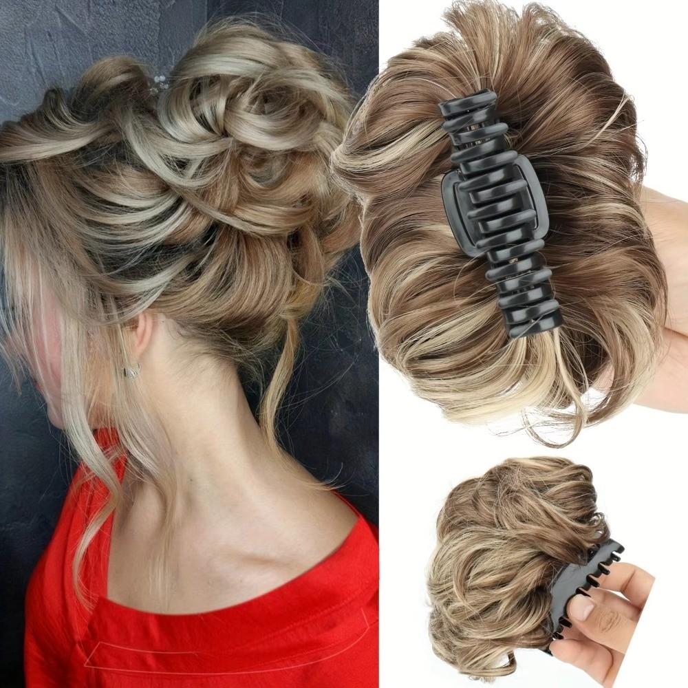 On Messy Hair Bun Hair Bun Cla - Claw Clip Messy Bun Hair Piece ulasan dan harga