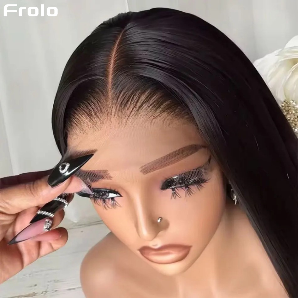 Glueless Bone Straight Human H - Human Hair Wigs ulasan dan harga